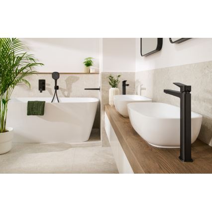 KFA Armatura 4529-301-81 - Ensemble de douche avec mitigeur encastré MALAGA noir