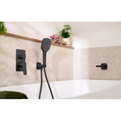 KFA Armatura 4529-501-81 - Ensemble de douche avec mitigeur encastré MALAGA noir