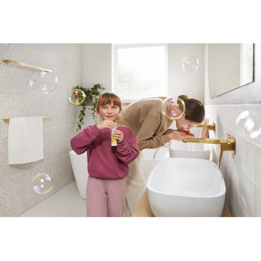 KFA Armatura 4529-810-31 - Mitigeur de lavabo pour installation encastrée MALAGA, finition or brossé