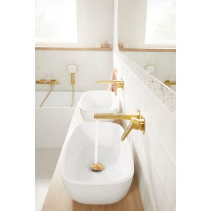 KFA Armatura 4529-810-31 - MALAGA inbouw-wastafelmengkraan, geborsteld goud