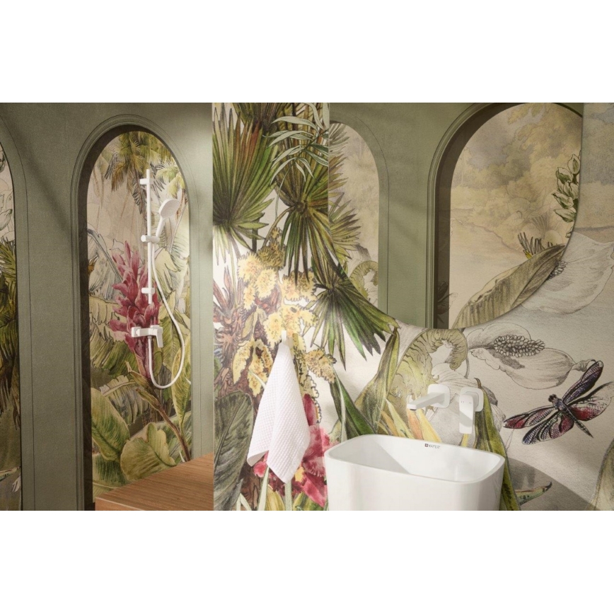 KFA Armatura 4529-810-44 - Mitigeur pour lavabo pour installation encastrée MALAGA blanc