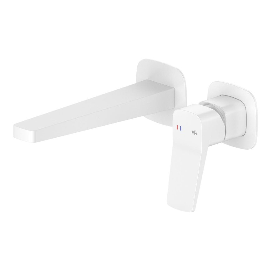 KFA Armatura 4529-810-44 - Mitigeur pour lavabo pour installation encastrée MALAGA blanc