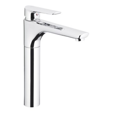 KFA Armatura 5022-712-00 - Kraan voor wastafel + afval met overloop TANZANIT 28,4 cm glanzend chroom