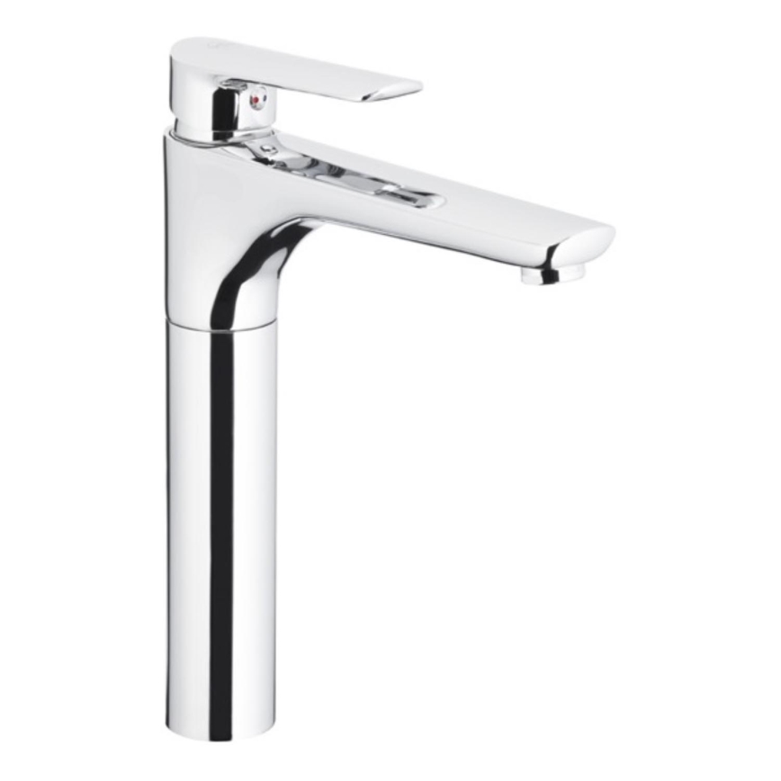 KFA Armatura 5022-712-00 - Kraan voor wastafel + afval met overloop TANZANIT 28,4 cm glanzend chroom