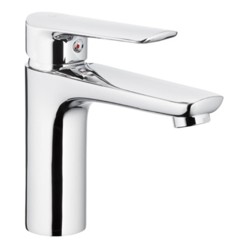 KFA Armatura 5022-815-00 - Kraan voor wastafel + afval met overloop TANZANIT 15,4 cm glanzend chroom