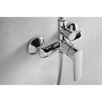 KFA Armatura 5026-910-00 - Doucheset met kraan TANZANIT glanzend chroom