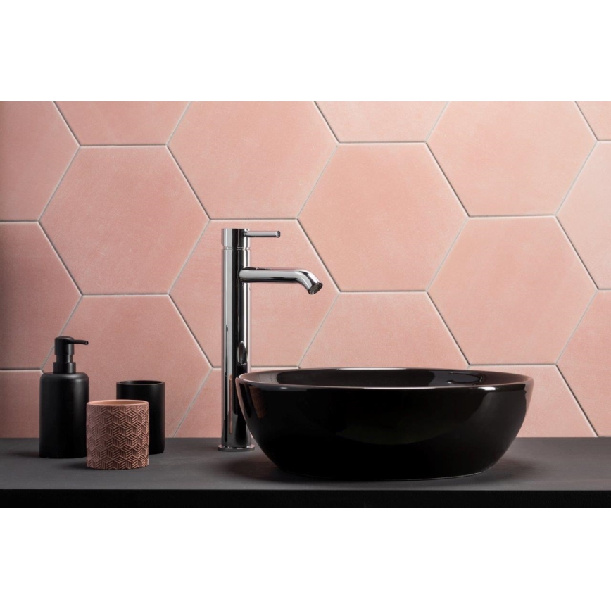 KFA Armatura 5032-612-00 - Robinet de lavabo + déchets avec trop-plein MOZA 33 cm chrome brillant