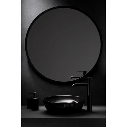 KFA Armatura 5032-612-81 - Kraan voor wastafel + afval met overloop MOZA 33 cm mat zwart