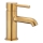 KFA Armatura 5032-815-31 - Kraan voor wastafel + afval met overloop MOZA 15,2 cm Grond goud