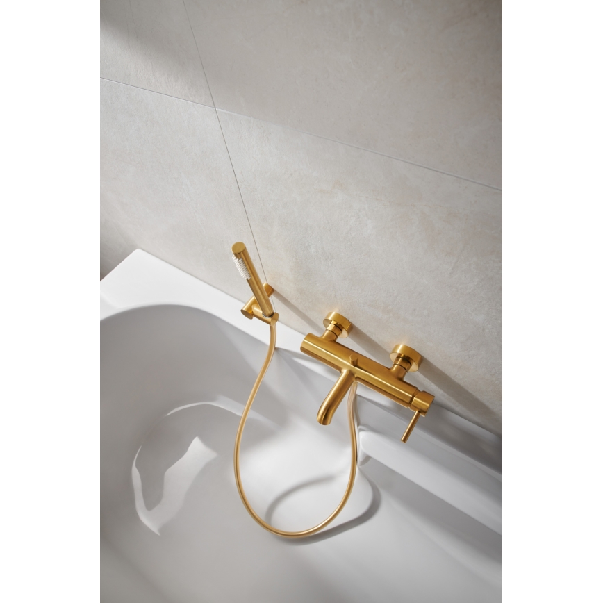 KFA Armatura 5034-520-31 - Set de baignoire avec robinet MOZA poli doré