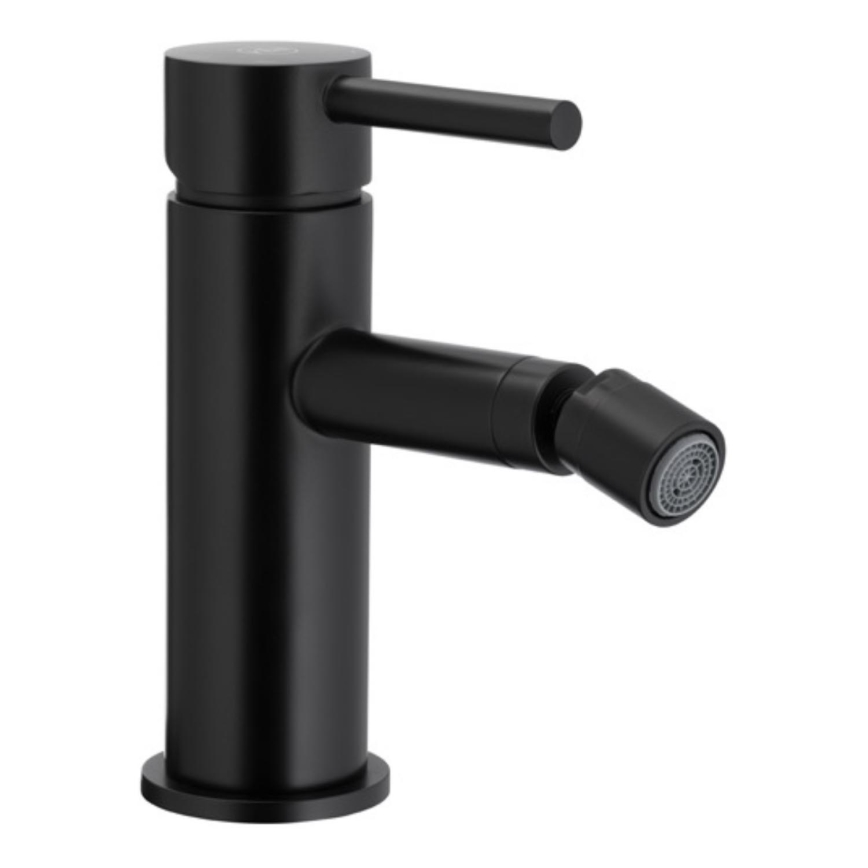 KFA Armatura 5037-015-81 - Bidet kraan + afval met overloop MOZA mat zwart
