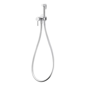 KFA Armatura 5039-512-00 - Robinet de bidet avec douchette pour installation encastrée MOZA chrome brillant