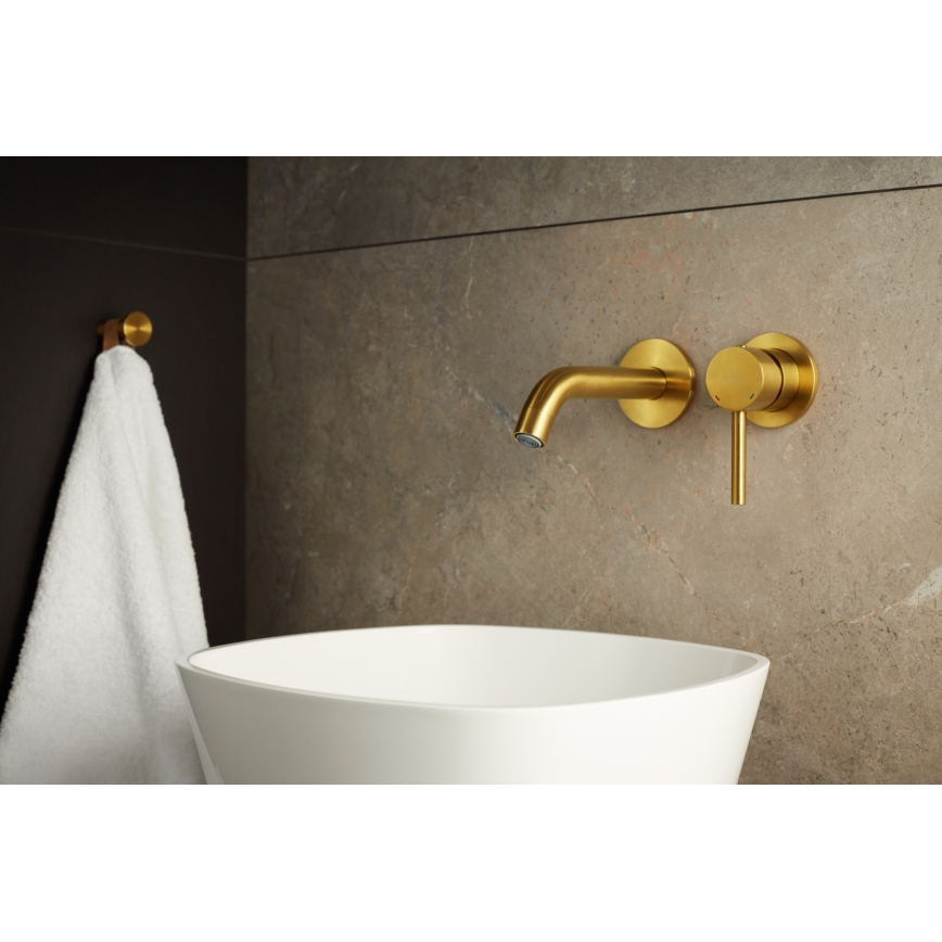KFA Armatura 5039-810-31 - Wastafelkraan voor inbouwmontage MOZA Grond goud