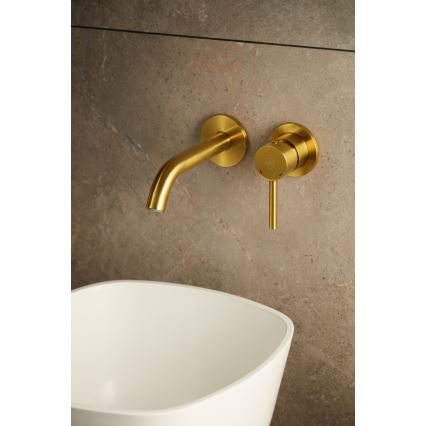 KFA Armatura 5039-810-31 - Wastafelkraan voor inbouwmontage MOZA Grond goud