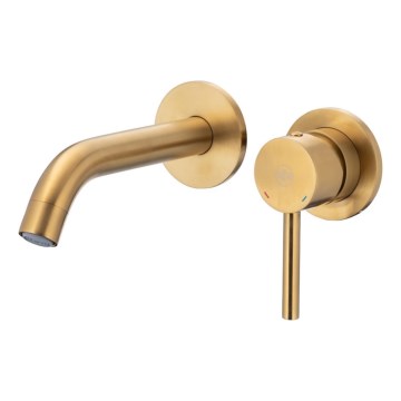 KFA Armatura 5039-810-31 - Wastafelkraan voor inbouwmontage MOZA Grond goud