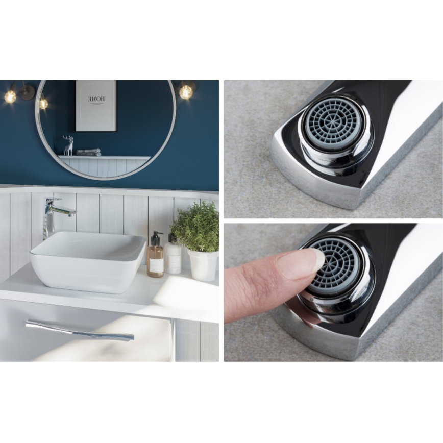 KFA Armatura 5532-612-00 - Kraan voor wastafel MOKAIT 27,9 cm glanzend chroom