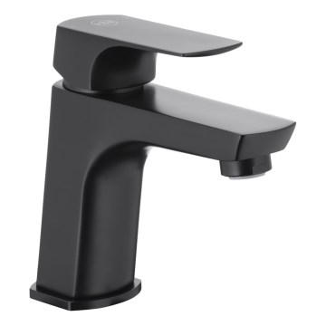 KFA Armatura 5532-815-81 - Kraan voor wastafel + afval met overloop MOKAIT 13,9 cm messing/mat zwart