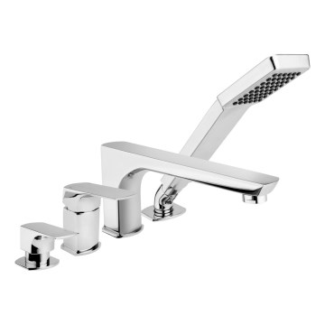 KFA Armatura 5535-210-00 - Robinet de baignoire 4 trous MOKAIT chrome brillant