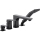 KFA Armatura 5535-210-81 - Robinet de baignoire 4 trous MOKAIT laiton/mat noir