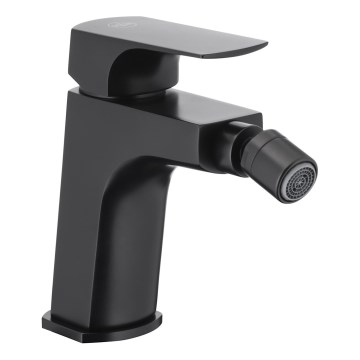 KFA Armatura 5537-015-81 - Bidet kraan + afval met overloop MOKAIT messing/mat zwart