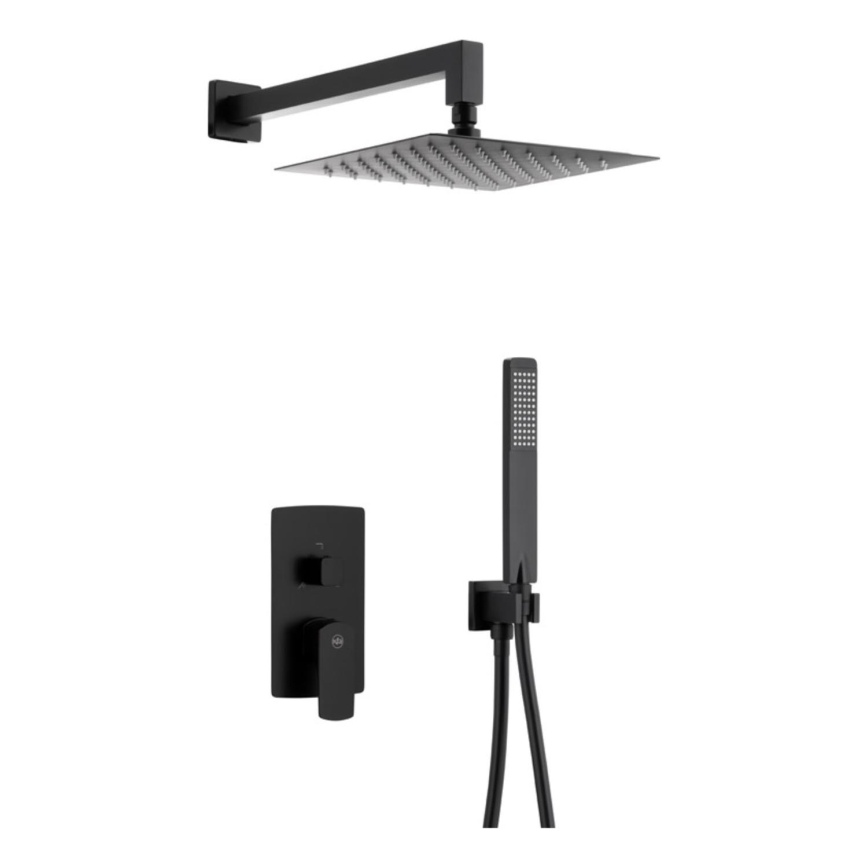KFA Armatura 5539-511-81 - Doucheset met inbouwkraan MOKAIT messing/mat zwart