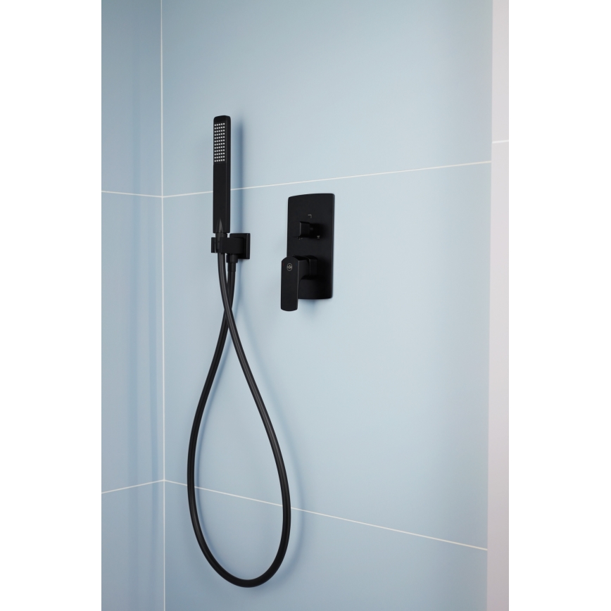 KFA Armatura 5539-511-81 - Doucheset met inbouwkraan MOKAIT messing/mat zwart