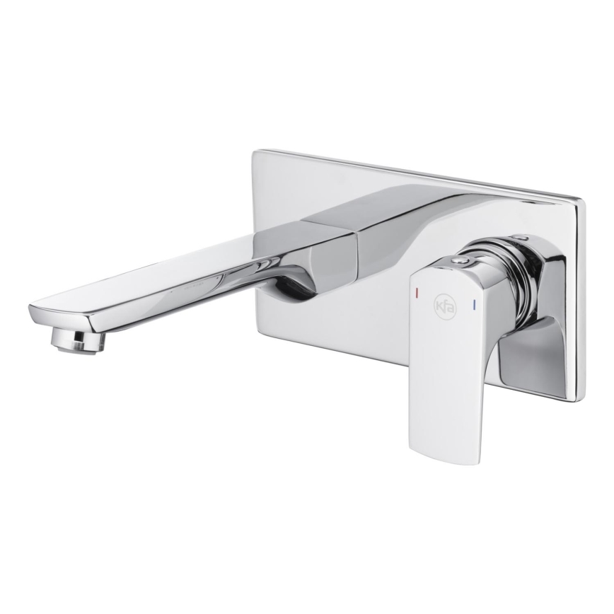 KFA Armatura 5539-810-00 - Robinet de lavabo pour installation encastrée MOKAIT chrome brillant