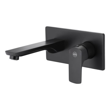 KFA Armatura 5539-810-81 - Robinet de lavabo pour installation encastrée MOKAIT laiton/mat noir