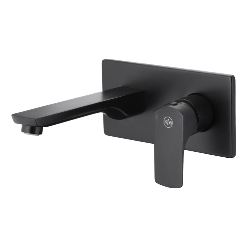 KFA Armatura 5539-810-81 - Wastafelkraan voor inbouwmontage MOKAIT messing/mat zwart