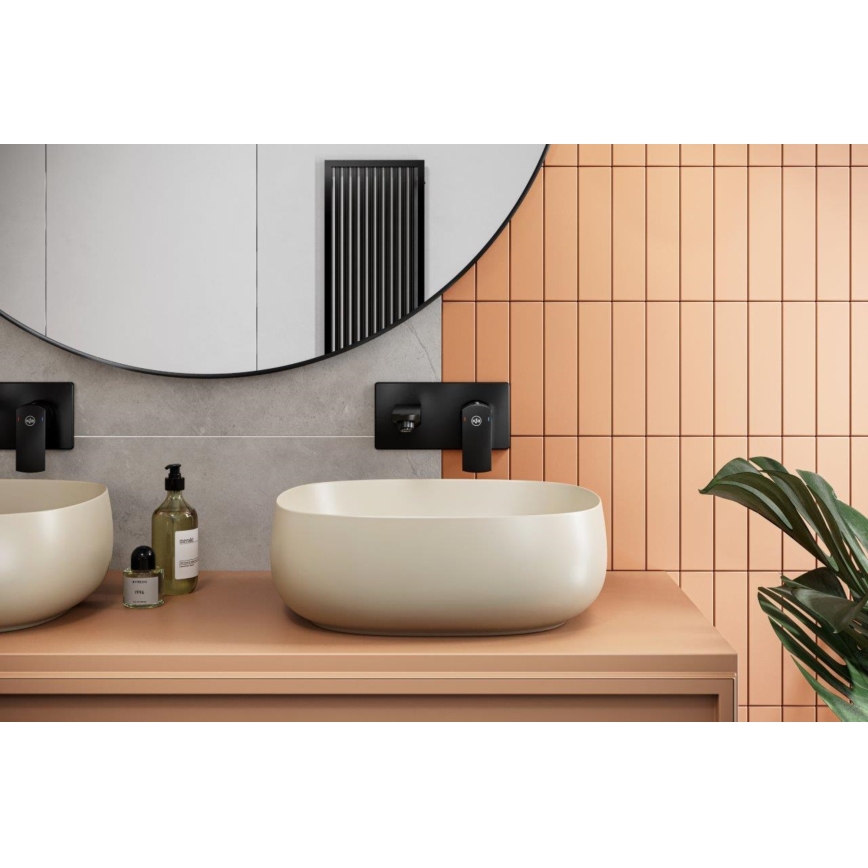 KFA Armatura 5539-810-81 - Wastafelkraan voor inbouwmontage MOKAIT messing/mat zwart