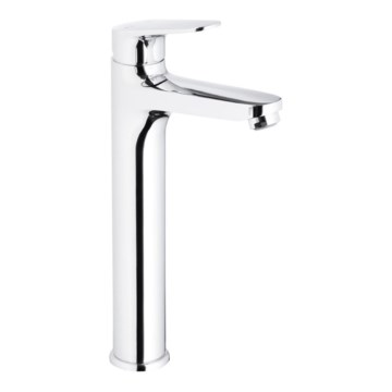 KFA Armatura 5552-712-00 - Kraan voor wastafel + afval met overloop OTAVA 30,2 cm glanzend chroom