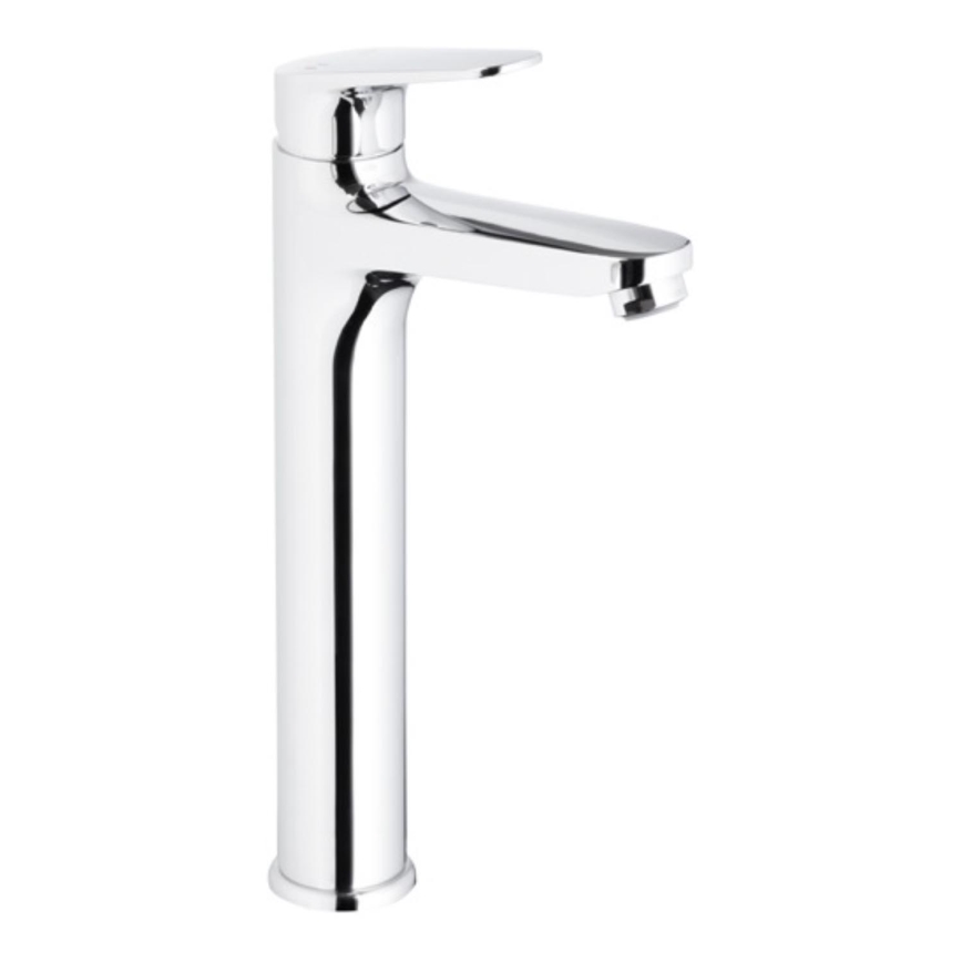KFA Armatura 5552-712-00 - Kraan voor wastafel + afval met overloop OTAVA 30,2 cm glanzend chroom