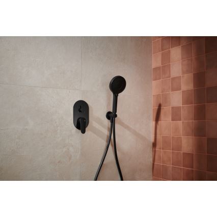 KFA Armatura 5559-501-81 - Douche set met inbouwkraan OTAVA mat zwart