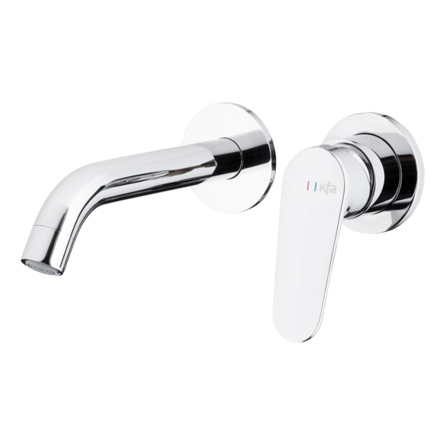 KFA Armatura 5559-810-00 - Robinet de lavabo pour installation encastrée OTAVA chrome brillant