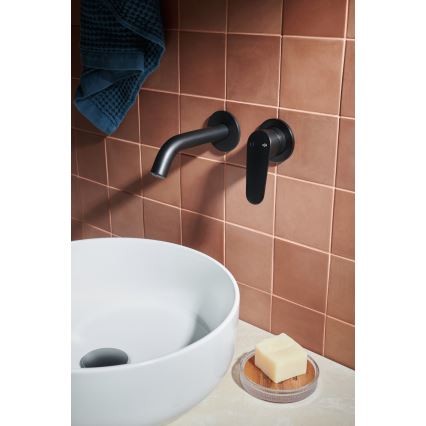 KFA Armatura 5559-810-81 - Wastafelkraan voor inbouwmontage OTAVA mat zwart