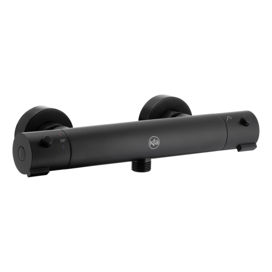 KFA Armatura 5736-010-81 - Robinet thermostatique de douche MOZA noir mat