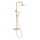 KFA Armatura 5736-920-31 - Douche set met thermostatische kraan MOZA geborsteld goud