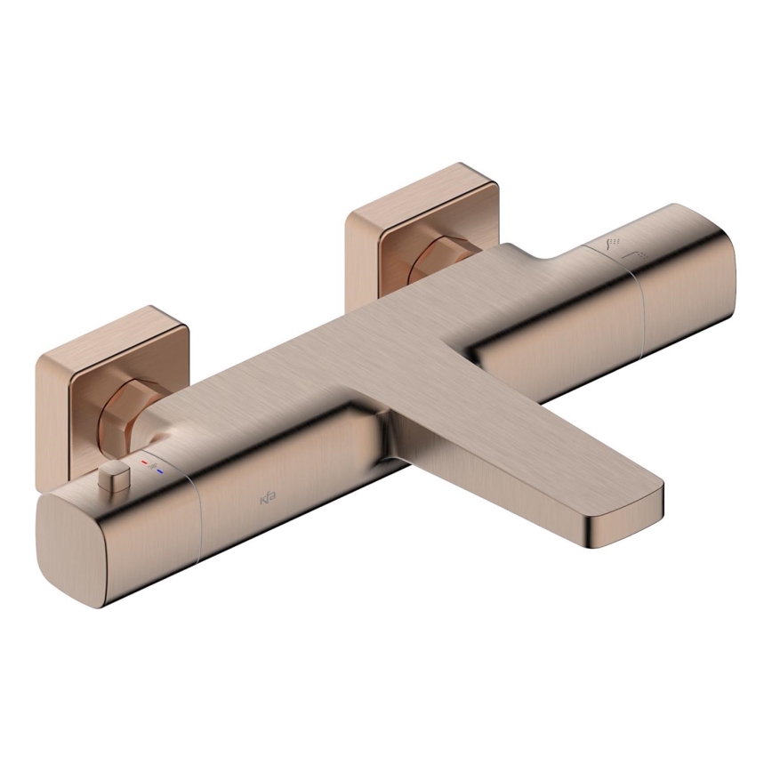KFA Armatura 5754-010-34 - Thermostatische badmengkraan MALAGA roségoud