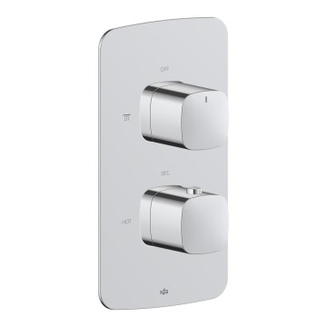 KFA Armatura 5759-001-00 - Thermostatische inbouw-douchemengkraan MALAGA, glanzend chroom
