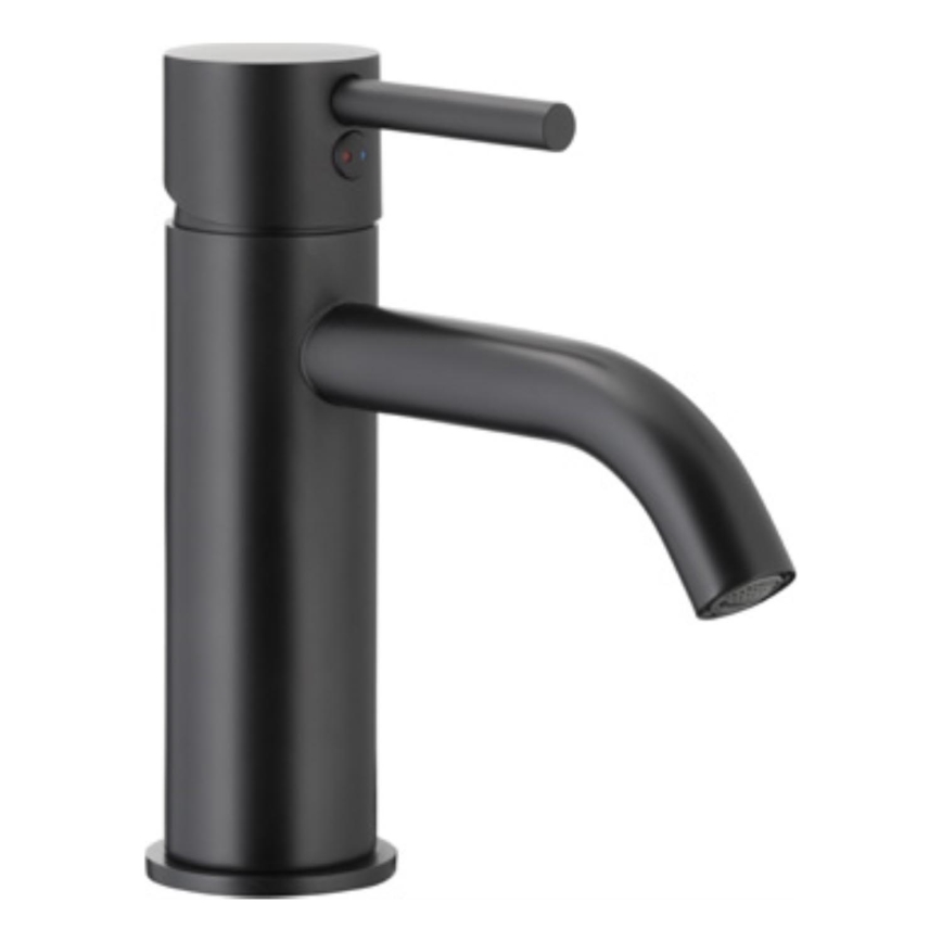 KFA Armatura 5822-815-81 - Kraan voor wastafel + afval NEDA 16,5 cm messing/mat zwart