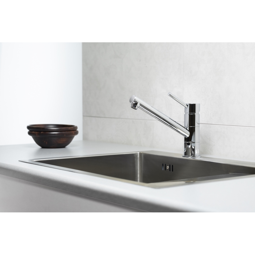KFA Armatura 6533-915-00 - Robinet d'évier ANDRA chrome brillant