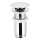 KFA Armatura 660-253-00 - Bonde de lavabo sans trop-plein CLICK-CLACK d. 6,6 cm chrome brillant