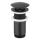 KFA Armatura 660-253-81 - Afvoerputje zonder overloop CLICK-CLACK diameter 6,6 cm messing/mat zwart