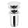KFA Armatura 660-254-00 - Lavabo déchets avec trop-plein CLICK-CLACK d. 6,6 cm chrome brillant