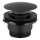 KFA Armatura 660-320-81 - Bonde de lavabo CLICK-CLACK d. 6,6 cm acier inoxydable/mat noir