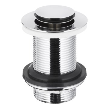 KFA Armatura 660-353-00 - Bonde de lavabo without overflow CLICK-CLACK d. 6,2 cm chrome brillant