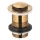 KFA Armatura 660-353-31 - Bonde de lavabo sans trop-plein CLICK-CLACK d. 6,2 cm laiton/poli doré