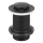 KFA Armatura 660-353-81 - Bonde de lavabo without overflow CLICK-CLACK d. 6,2 cm laiton/mat noir