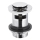 KFA Armatura 660-354-00 - Lavabo déchets avec trop-plein CLICK-CLACK d. 6,2 cm chrome brillant