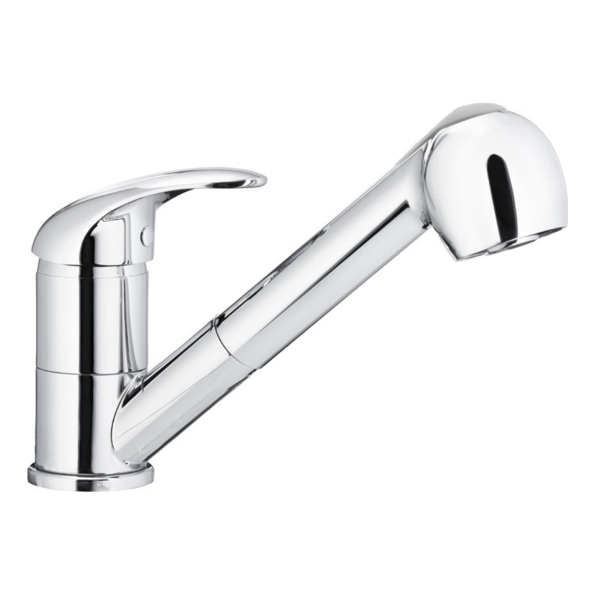 KFA Armatura 6613-110-00 - Robinet d'évier avec douchette extractible INDIRA chrome brillant